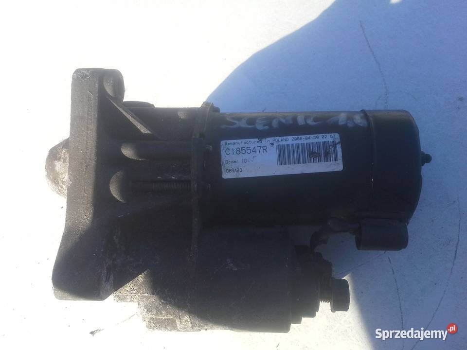 Renault Scenic 16 rozrusznik D6RA33 C185547R zachodniopomorskie Dębno
