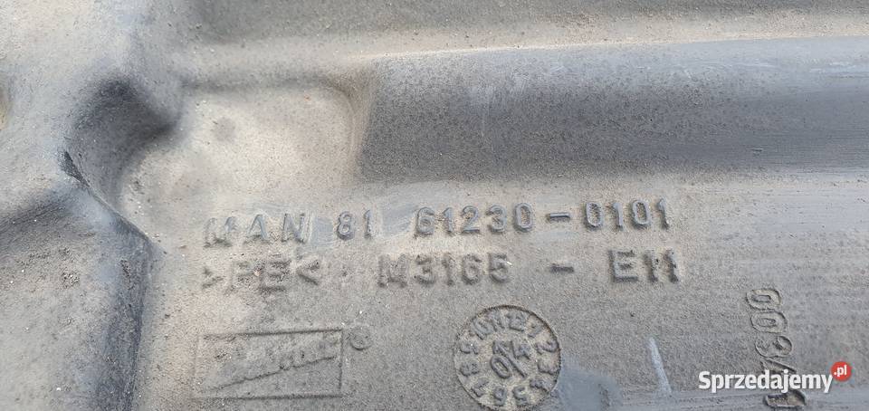 MAN TGL NADKOLE BŁOTNIK CHLAPACZ 81612300101 Bieleń