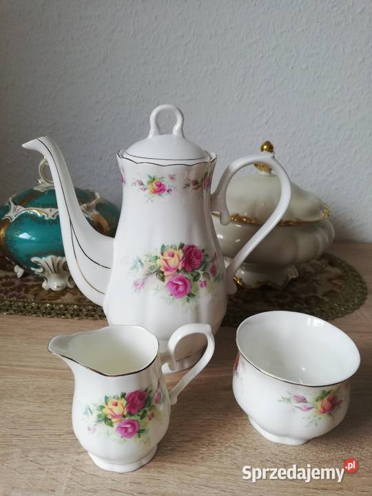 Porcelana Angielska letnie róże małopolskie Ropa
