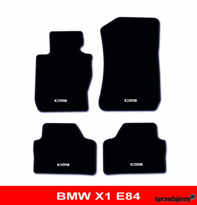 Ekskluzywne DYWANIKI SAMOCHODOWE welurowe BMW X1 E84