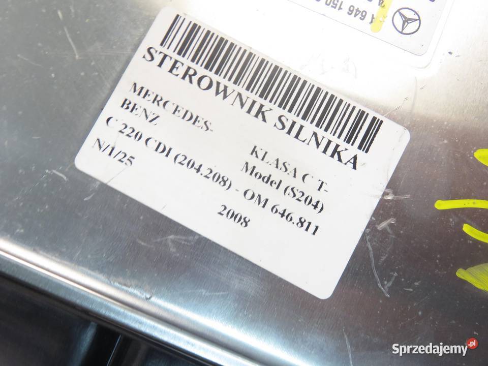 STEROWNIK MERCEDES 204 C 220 CDI 6461502534