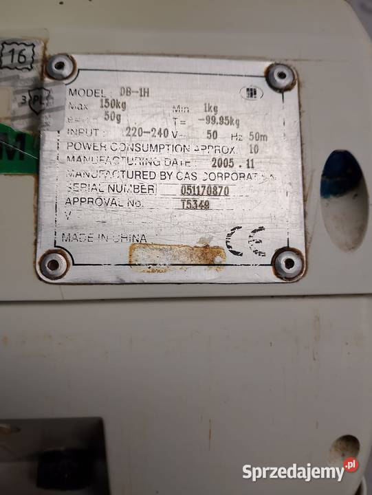 Waga pomostowa magazynowa CAS DB 1H 150