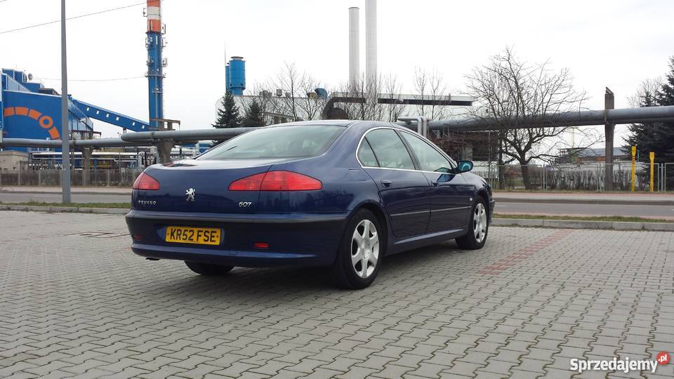 Peugeot 607 Anglik Zamiana niebieski 607 Zamość