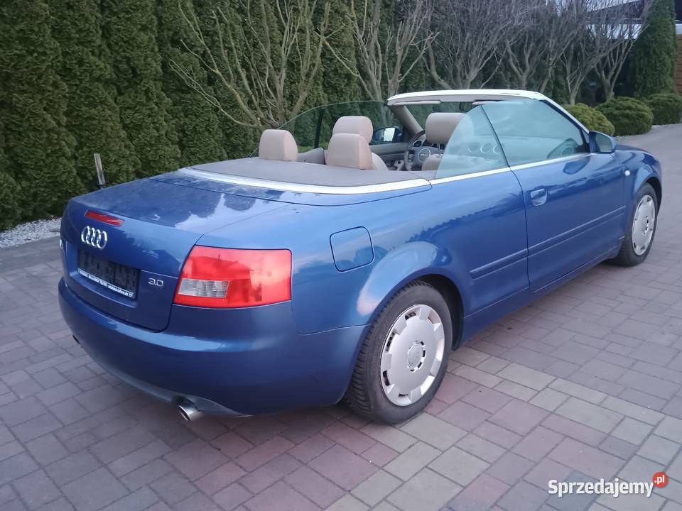 Audi A4 Kabrio 2002r 30i 220 Nawigacja Cabriolet Witkowo sprzedam