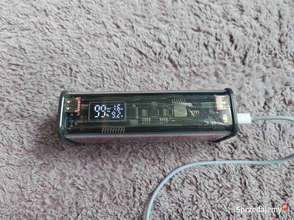 Mocny powerbank 8 x 18650 QC PD 225W 16000mAh śląskie Pszczyna