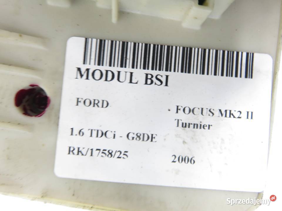 BSI FORD FOCUS MK2 II Turnier 16 TDCi G8DE