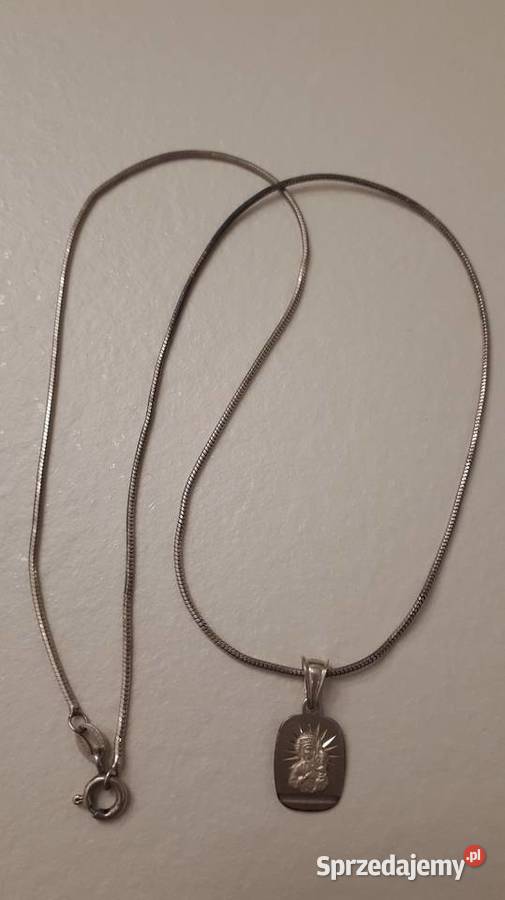 łańcuszek srebrny z medalikiem Radom sprzedam