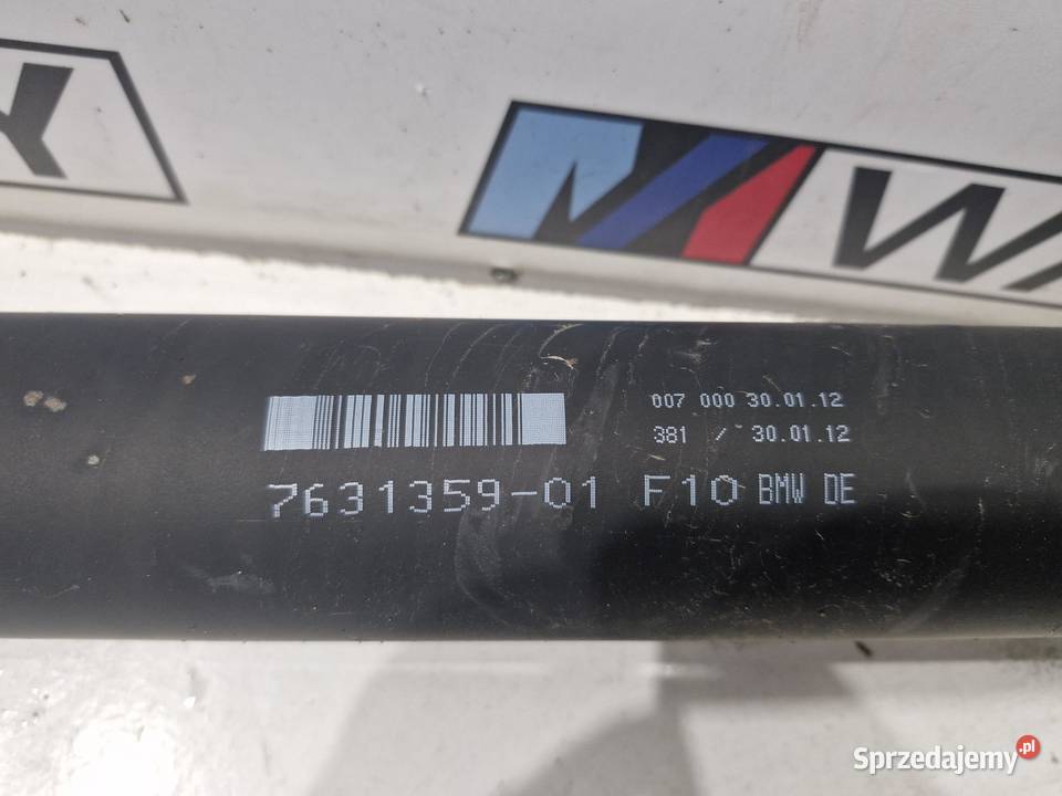 7631359 BMW F06 F10 F11 WAŁ NAPĘDOWY TYLNI Wały napędowe dolnośląskie