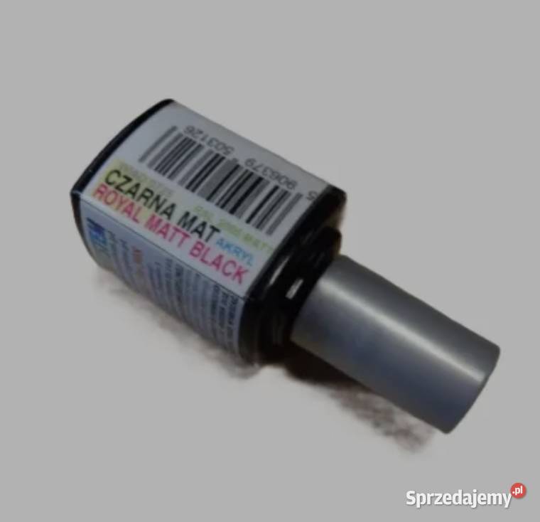 Zaprawka czarny Mat Black Matt farba ara 10 ml śląskie