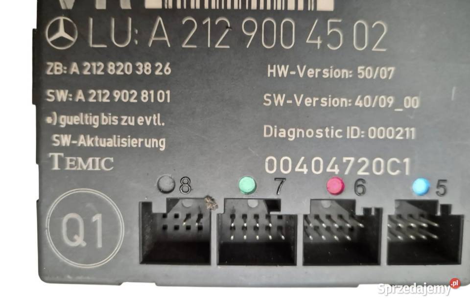 MODUŁ DRZWI PRZÓD PRAWY LEWY MERCEDES W204 C osobowe Działoszyce