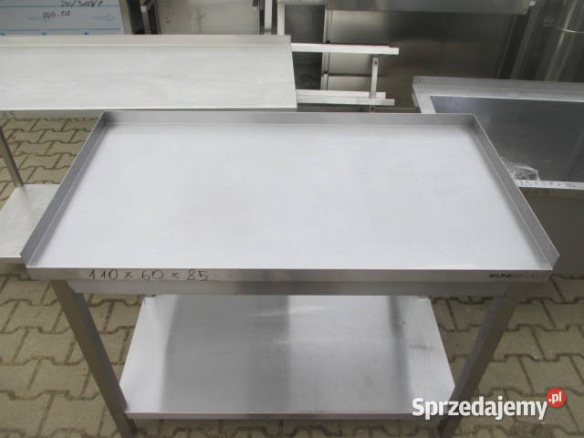 Stół Gastronomiczny Z Półką 1106085 Stal