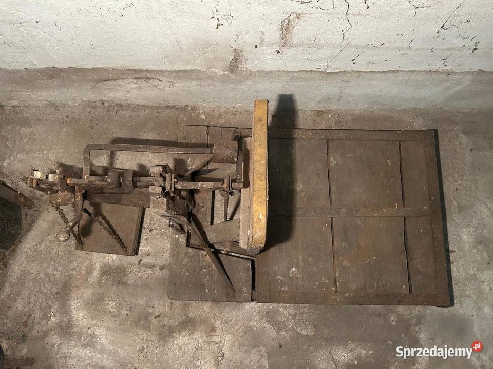 Stara waga dziesiętna rolnicza gospodarcza