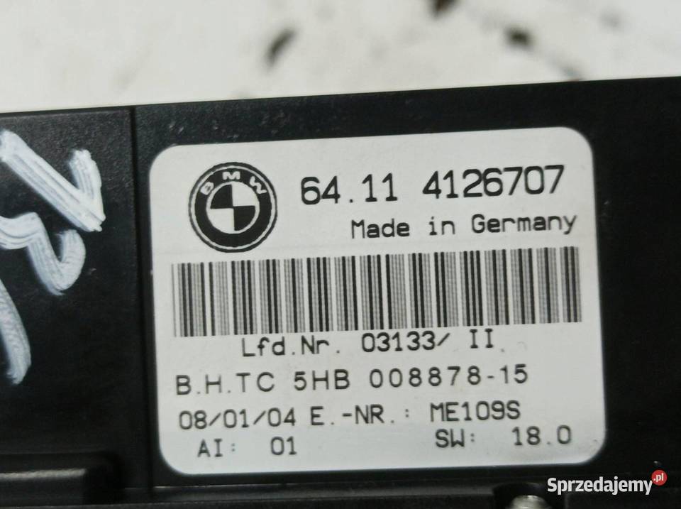 PANEL NAWIEWU ŁADNY 4126707 Bmw Seria 3 IV