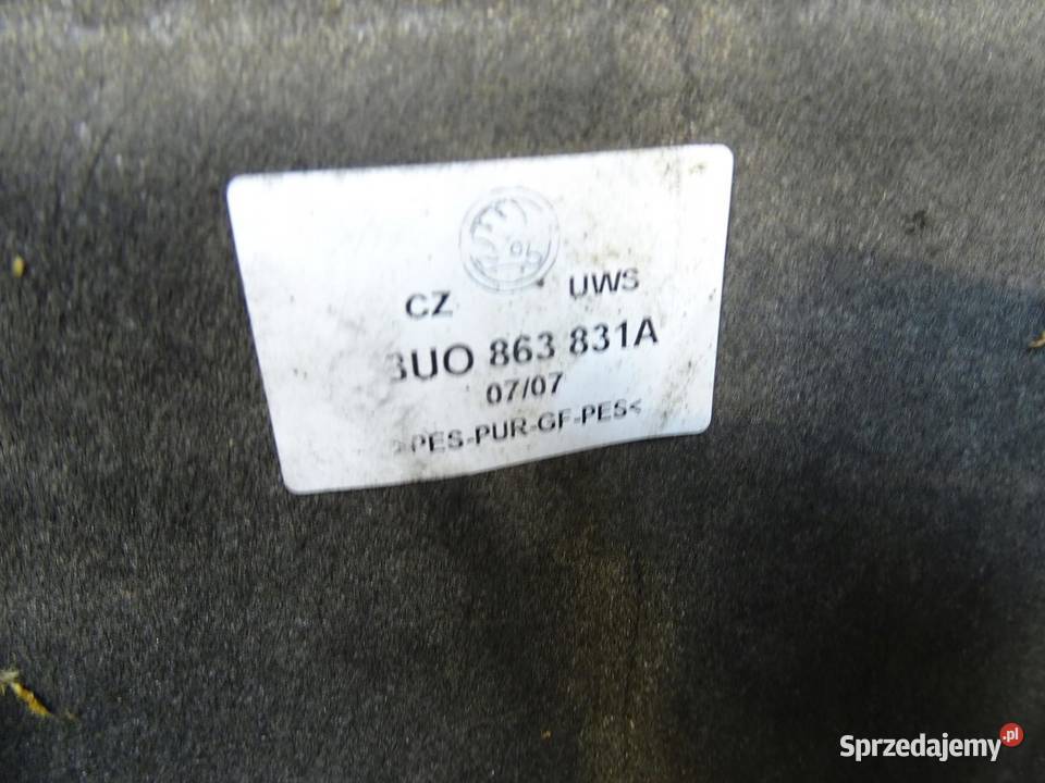 WYGŁUSZENIE PODBITKA MASKI SKODA SUPERB I Karoseria