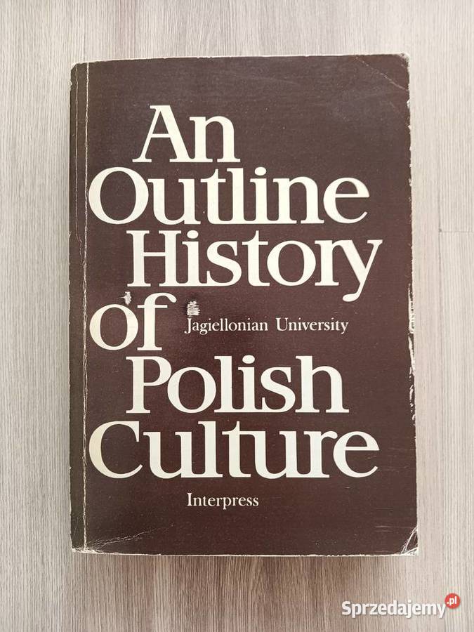 An outline History of Polish Culture Boleslaw Kraków sprzedam