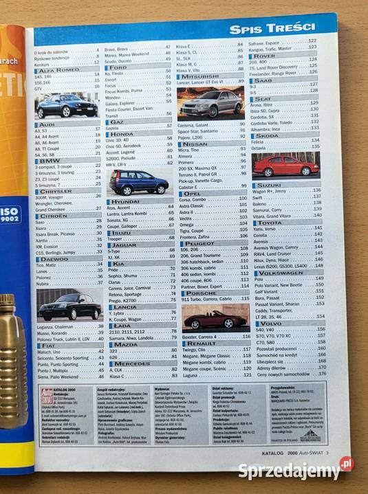 Katalog kontyngent nowości 2000 Włodawa