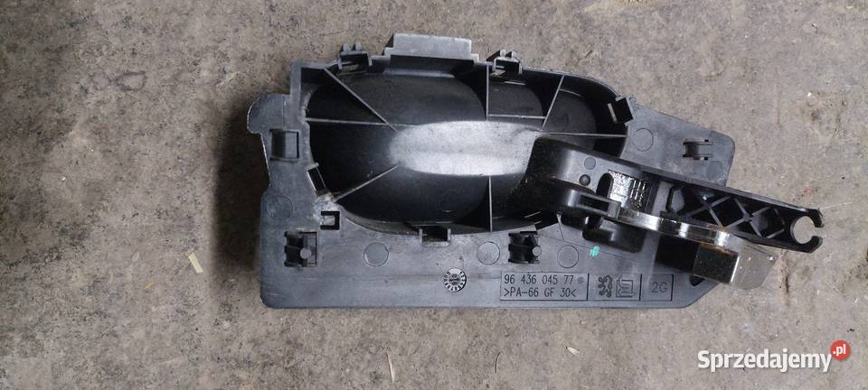 Peugeot 307 klamka drzwi kierowcy