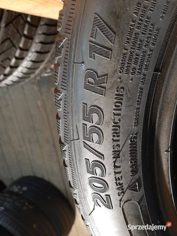 2x Opona UŻYWANA ZIMOWA 20555R17 MICHELIN 139 Zaścianki
