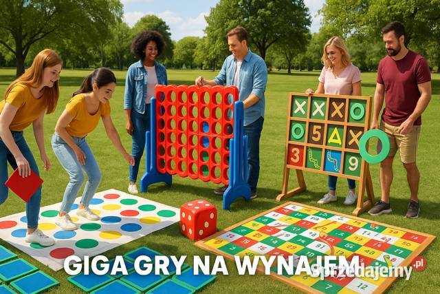 Giga Gry na wynajem jenga kapsle labirynt memory małopolskie Kraków