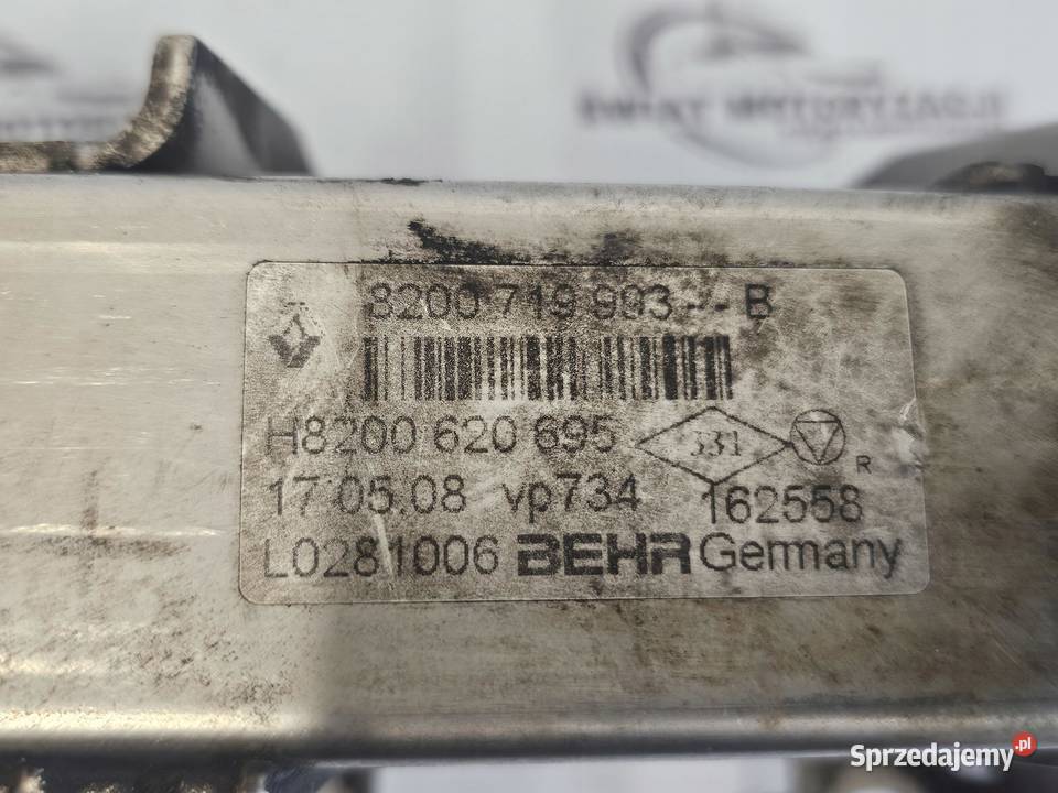 NISSAN XTRAIL KOLEOS 20 DCI M9R833 4X4 Recyrkulacja spalin EGR Części samochodowe sprzedam