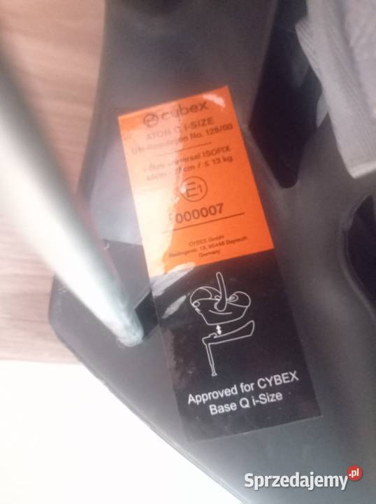 Fotelik z bazą cybex Zgierz