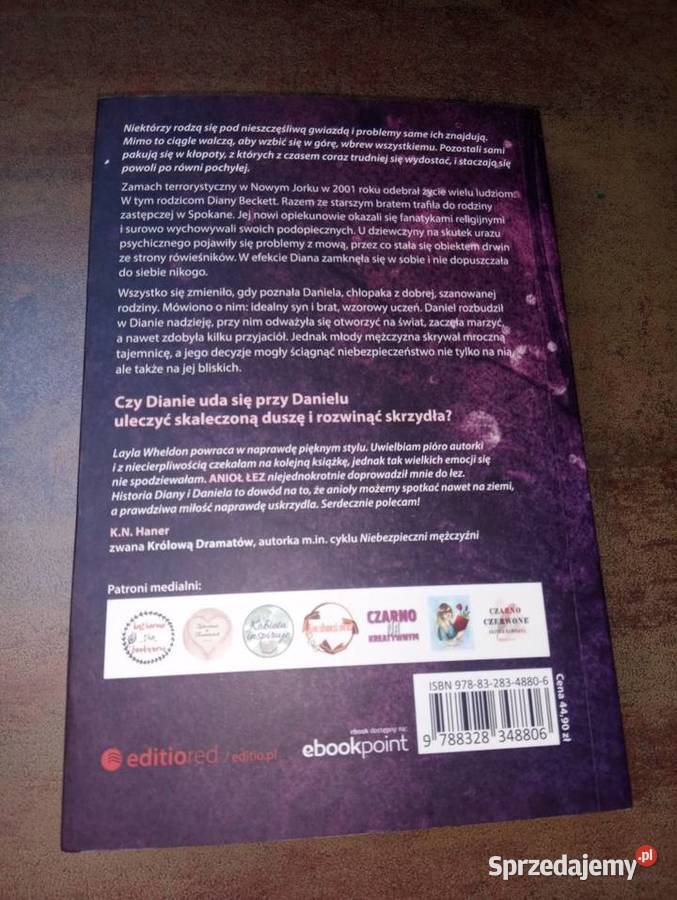 Layla Wheldon Anioł łez Podcięte skrzydła Proza i poezja Giżycko