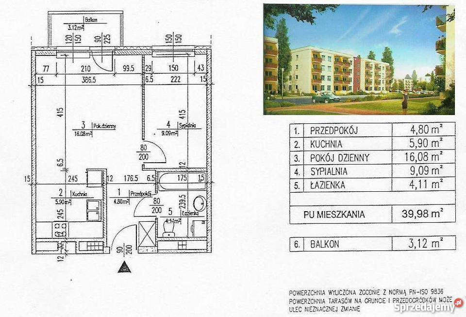 Radzymin Victoria 40m2 dwa pokoje mpost mazowieckie sprzedam