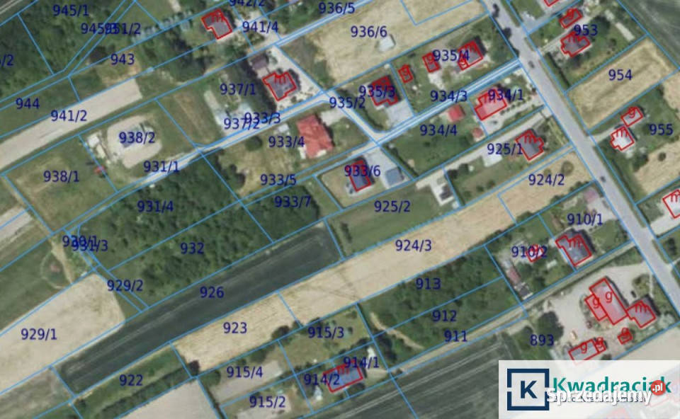 Działka Łężany 3930m2 podkarpackie sprzedam
