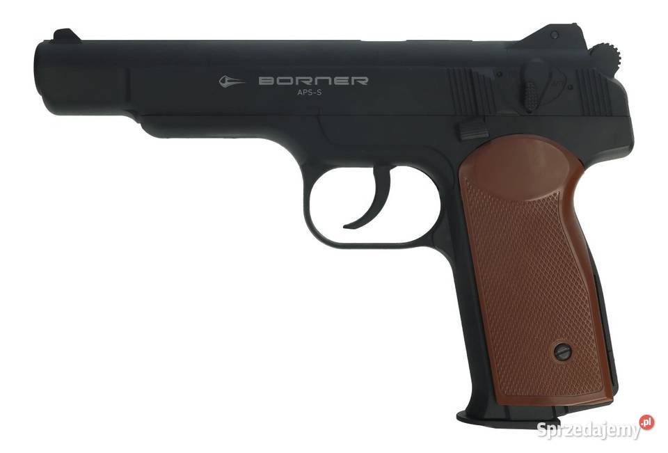 Pistolet wiatrówka Borner APSS Stieczkin 45 mm Sporty strzeleckie i myślistwo