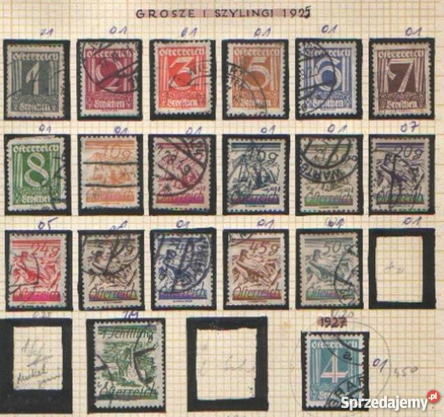 Zn Austria Zbiorek 18 poz19 19257 Filatelistyka Gliwice