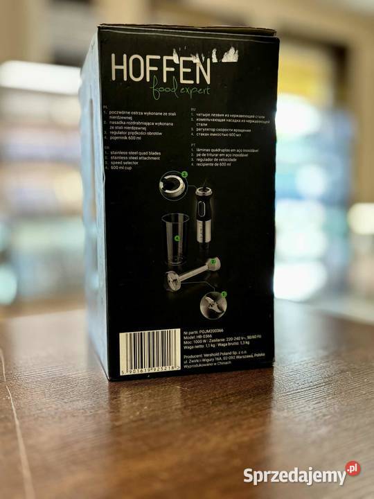 Blender ręczny Hoffen HB0366 1000 W Elektronika Elbląg