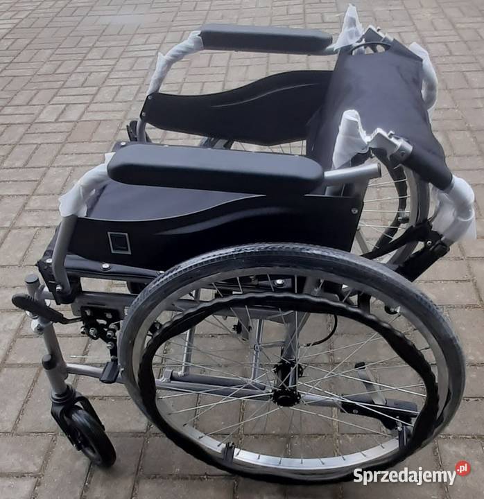 Wózek inwalidzki składany lekki rama aluminiowa Syców sprzedam