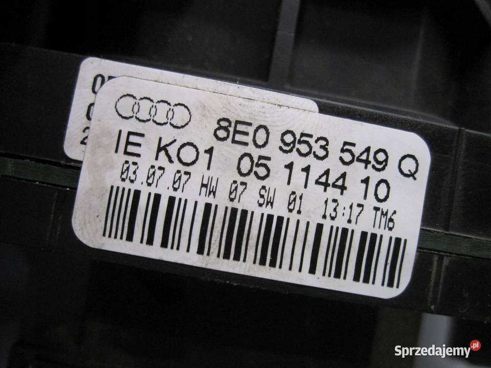VW EOS 07r przełącznik zespolony 8E0953549Q Panele sterowania, przełączniki