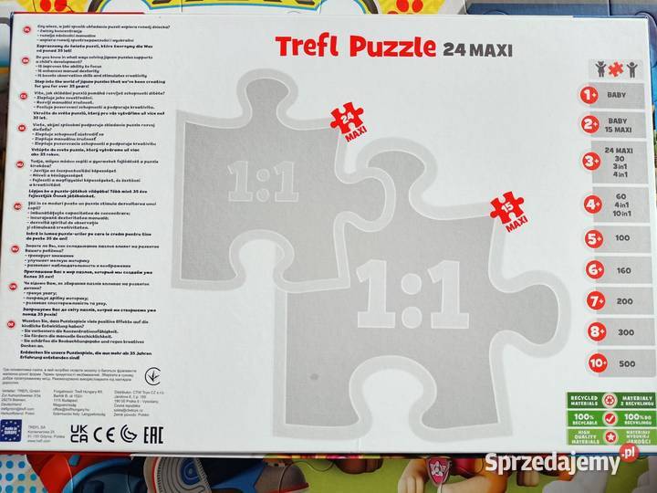 Puzzle Trefl Maxi 24 elementy Psi Patrol Płock