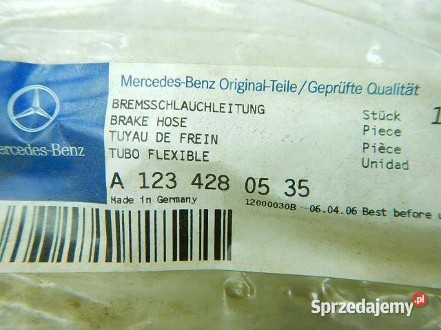 PRZEWÓD HAMULCOWY MERCEDES HECKFLOSSE PAGODE SL Przewody hamulcowe
