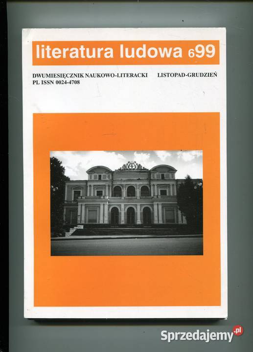 Literatura ludowa Rocznik 1999 456 Szczecin