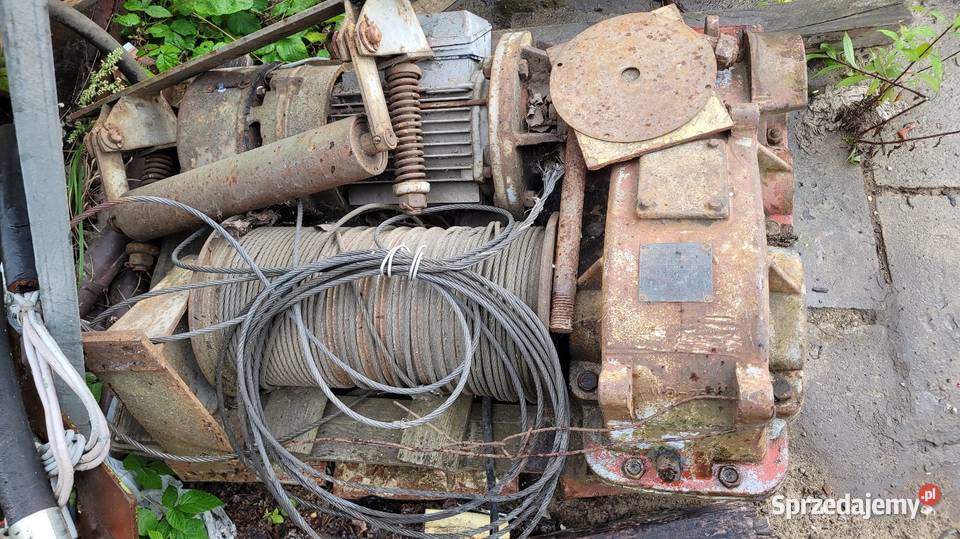 Wyciągarka przekladnia silnikiem elektrycznym lubelskie Tomaszów Lubelski