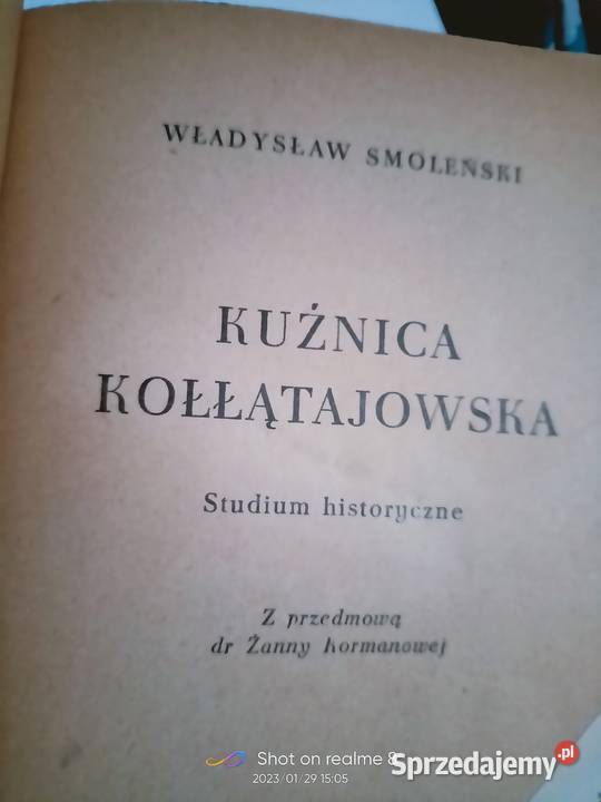 Smolarski książki Kuźnica Kołłątajowska sprzedam
