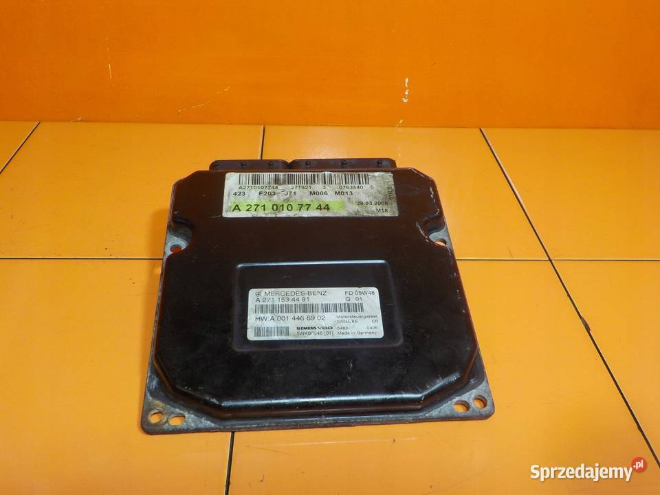 MERCEDES W203 C160K 18 B 07r 271 sterownik osobowe mazowieckie sprzedam