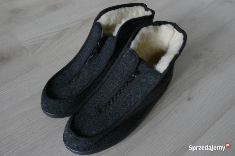Ocieplane kapcie starszej osobyna zamek43 Rzeszów