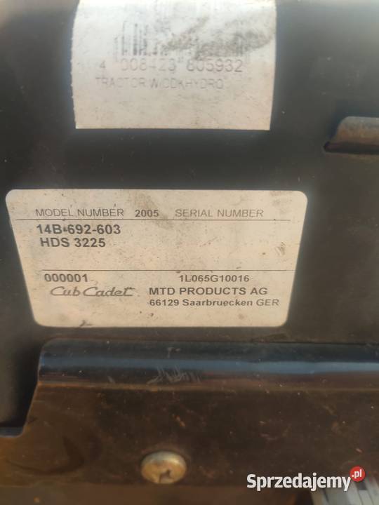 Traktor Cub Cadet Wejherowo