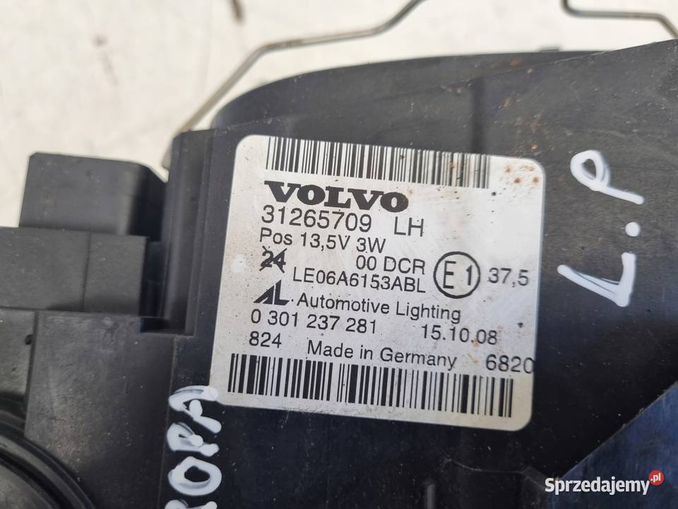 LAMPA LEWA Volvo S40 II V50 LIFT 07 XENON osobowe lubelskie Rudka