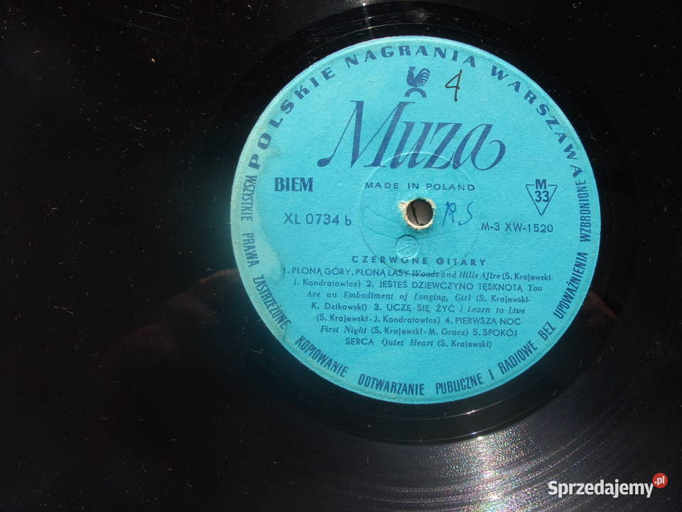 Winylb LP CZERWONE GITARYUWIERZB MI LILI sprzedam