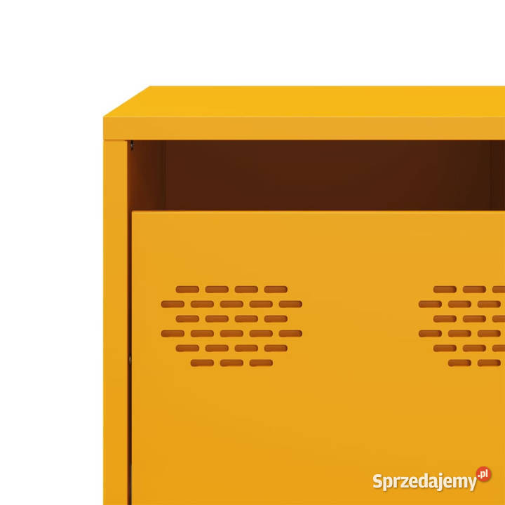 Szafka RTV żółta 1015x39x435 stal walcowana na Warszawa
