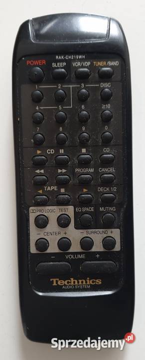 Pilot wieży Technics WH RAKCH219W oryginalny sprzedam
