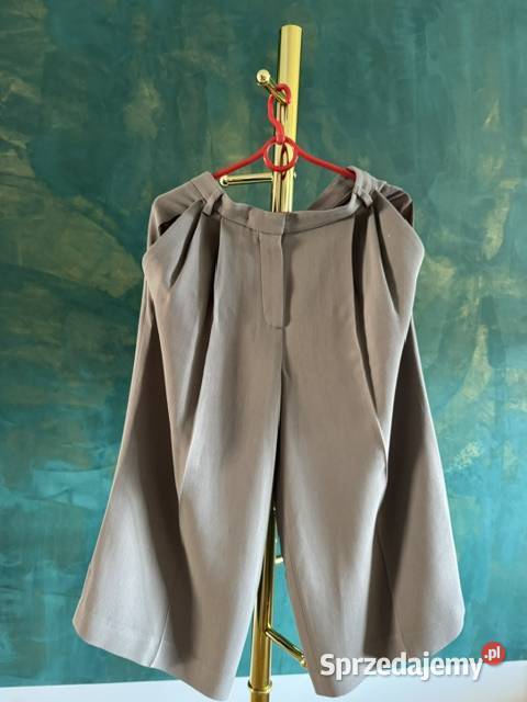 Spodnie damskie 34 Massimo Dutti kuloty bermudy Spodnie
