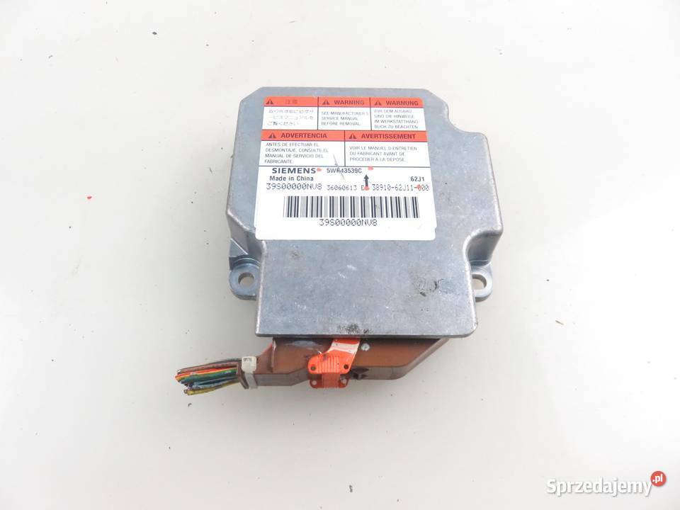 MODUŁ AIRBAG SUZUKI SWIFT III MZ EZ 3891062J11