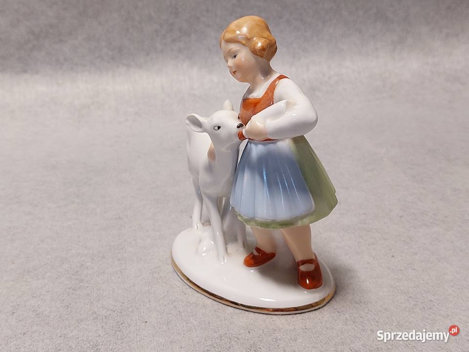 Gerlod TETTAU Porcelanowa Figura Dziewczynka z Gdańsk sprzedam