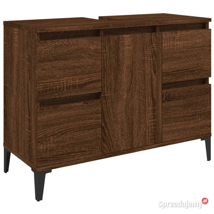 Szafka pod umywalkę brązowy dąb 80x33x60 Warszawa