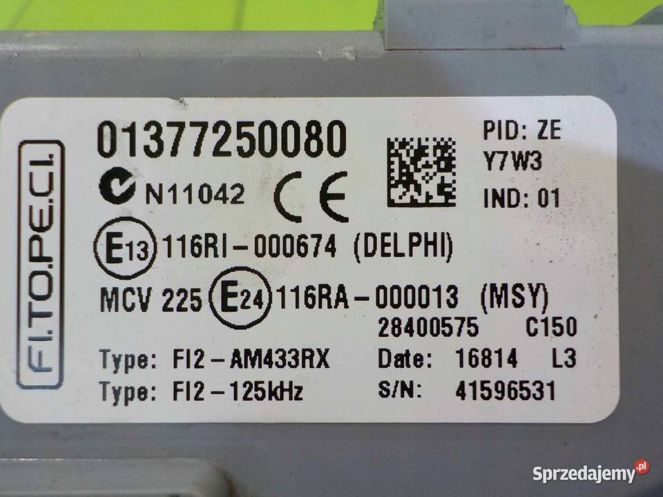 PEUGEOT BIPPER 13 HDI 14r modul BSI 01377250080 Suków